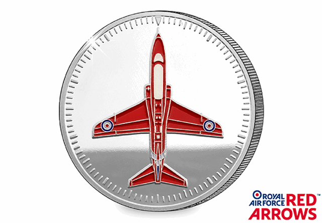 Official Red Arrows Artist's Medal Obverse